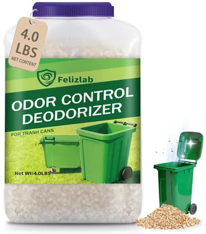 Outdoor Trash Can Deodorizer 4 lbs, Strong Garbage Can Deodorizer for Bins, Heavy Duty Odor Eliminator & Moisture Absorber for Garbage Cans, Trash Bins, Outdoor Waste Containers & Recycling Bins Outdoor Trash Can Deodorizer 4 lbs, Strong Garbage Can Deodorizer for Bins, Heavy Duty Odor Eliminator & Moisture Absorber for Garbage Cans, Trash Bins, Outdoor Waste Containers & Recycling Bins