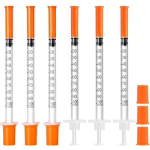 U-100 1ml 31G 5/16" Syringes, Individually Wrapped, 50 Pack for Lab Supplies U-100 1ml 31G 5/16" Syringes, Individually Wrapped, 50 Pack for Lab Supplies
