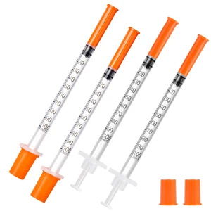 U-100 1ml 30G 5/16"8mm) Disposable Syringes, 50Pack Individually Wrapped for Lab Suppliess U-100 1ml 30G 5/16"8mm) Disposable Syringes, 50Pack Individually Wrapped for Lab Suppliess
