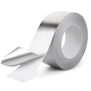 Aluminum Tape, 2 Inch x 164 Feet, Silver, 3.9 Mil, Heavy Duty, Heat & UV Resistant, HVAC & Ductwork Aluminum Tape, 2 Inch x 164 Feet, Silver, 3.9 Mil, Heavy Duty, Heat & UV Resistant, HVAC & Ductwork