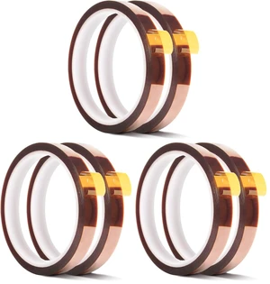 2 Rolls 10mm X 33m 108ft Heat Tape,Adhesive Heat Resistant/Transfer Tape, Heat Vinyl Thermal Sublimation Press Tape,No Residue,Electronics,Soldering,Circuit Board (Pack of 3) 2 Rolls 10mm X 33m 108ft Heat Tape,Adhesive Heat Resistant/Transfer Tape, Heat Vinyl Thermal Sublimation Press Tape,No Residue,Electronics,Soldering,Circuit Board (Pack of 3)