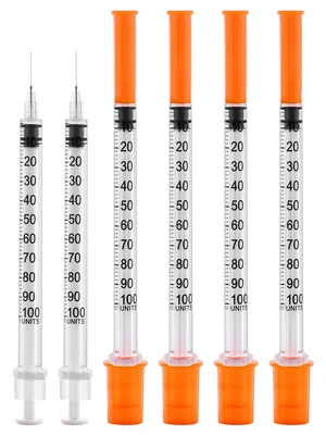 29G 1cc 1/2" Syringe with Needle - Disposable Individual Package-100 Pack 29G 1cc 1/2" Syringe with Needle - Disposable Individual Package-100 Pack