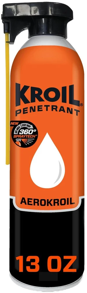 Original Penetrating Oil with SprayTech 360° Nozzle & Straw (Aerosol Spray-13oz Can-Single) | Every Drop, Every Angle, Even Upside Down | Penetrant for Rusted Bolts, Hinges, Chains (KS132ST) Original Penetrating Oil with SprayTech 360° Nozzle & Straw (Aerosol Spray-13oz Can-Single) | Every Drop, Every Angle, Even Upside Down | Penetrant for Rusted Bolts, Hinges, Chains (KS132ST)