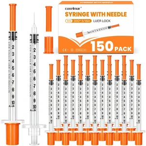 150 Pack 1ml 30G 5/16" Industrial Precision Oiler, Fine Tip Applicator, Individually Wrapped, for Glue, Ink, Lubricant & Craft Refilling 150 Pack 1ml 30G 5/16" Industrial Precision Oiler, Fine Tip Applicator, Individually Wrapped, for Glue, Ink, Lubricant & Craft Refilling