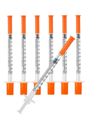 1ml Syringes 31G x 1/4" 6mm Disposable Lab Syringe with Caps, 100 Pack 31 Gauge 1cc 1/4 Inch, Leak-Proof Design, Fine Tip, Home & Labs Use, Individually Wrapped 1ml Syringes 31G x 1/4" 6mm Disposable Lab Syringe with Caps, 100 Pack 31 Gauge 1cc 1/4 Inch, Leak-Proof Design, Fine Tip, Home & Labs Use, Individually Wrapped