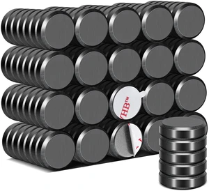 Strong Adhesive Magnets,145pcs 0.7x0.2in Fridge Refrigerator Magnet Small Round Black Ceramic Button Neodymium Magnets,Heavy Duty,for Whiteboard,Crafts,Office, Scientific,Refrigerator,Fridge Strong Adhesive Magnets,145pcs 0.7x0.2in Fridge Refrigerator Magnet Small Round Black Ceramic Button Neodymium Magnets,Heavy Duty,for Whiteboard,Crafts,Office, Scientific,Refrigerator,Fridge