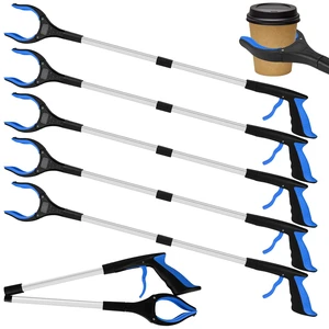 Foldable Grabber Reacher Tool 32 Inch, 6-Pack Heavy Duty Trash Picker Upper 360° Rotating Jaw with Magnetic Tip, Lightweight Arm Extension for Seniors, Post-Surgery Recovery, Commercial Cleanup Foldable Grabber Reacher Tool 32 Inch, 6-Pack Heavy Duty Trash Picker Upper 360° Rotating Jaw with Magnetic Tip, Lightweight Arm Extension for Seniors, Post-Surgery Recovery, Commercial Cleanup