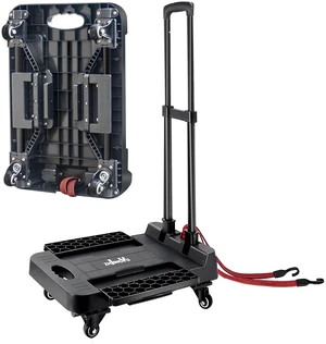 Folding Hand Truck Cart,Heavy Duty Trolley 220lbs Capacity,Folding Luggage Cart, Collapsible Wheels,Extended Handle Portable Dolly Cart for Moving, Airport, Office,Carrying Home Folding Hand Truck Cart,Heavy Duty Trolley 220lbs Capacity,Folding Luggage Cart, Collapsible Wheels,Extended Handle Portable Dolly Cart for Moving, Airport, Office,Carrying Home