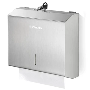 Commercial Paper Towel Dispenser Wall Mount, Silver C-Fold Multifold Trifold Hand Paper Towel Dispenser, Brushed Stainless Steel Tissue Holder for Bathroom, Office Commercial Paper Towel Dispenser Wall Mount, Silver C-Fold Multifold Trifold Hand Paper Towel Dispenser, Brushed Stainless Steel Tissue Holder for Bathroom, Office