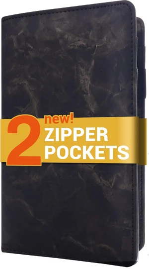 Server Book with 2 Zipper Pockets, Leather Server Books for Waitress Waiter Book, Sturdy Waitress Book with Money Pocket and Zipper, Servers Book Waitress Accessories Server, Marble Black Gold Server Book with 2 Zipper Pockets, Leather Server Books for Waitress Waiter Book, Sturdy Waitress Book with Money Pocket and Zipper, Servers Book Waitress Accessories Server, Marble Black Gold