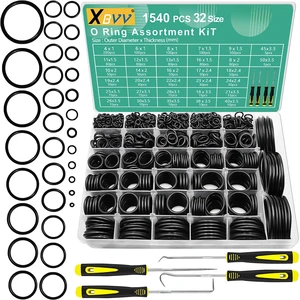 1540 Pcs 32 Size O-Rings Kit Nitrile Rubber O Ring Assortment with 4 Hook Set for Various Car Auto Vehicle Repair Plumbing Air or Gas Sealing Connections Resist Oil and Heat 1540 Pcs 32 Size O-Rings Kit Nitrile Rubber O Ring Assortment with 4 Hook Set for Various Car Auto Vehicle Repair Plumbing Air or Gas Sealing Connections Resist Oil and Heat