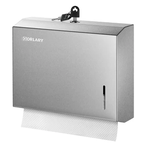 Commercial Paper Towel Dispenser Wall Mount, Silver Durable Stainless Steel, C-Fold Multifold Trifold Paper Towel Holder, Hand Paper Tissue Holder for Bathroom, Office Commercial Paper Towel Dispenser Wall Mount, Silver Durable Stainless Steel, C-Fold Multifold Trifold Paper Towel Holder, Hand Paper Tissue Holder for Bathroom, Office