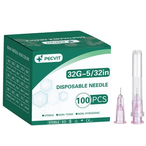 100Pack 32Ga 4mm(5/32inch) Needle Luer Lock for Refilling Ink Individually Packaged 100Pack 32Ga 4mm(5/32inch) Needle Luer Lock for Refilling Ink Individually Packaged