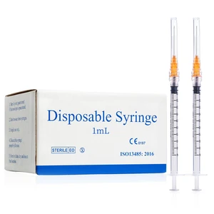 1ml 25G 1inch Syringe with Needle, Sterile Disposable Packaging. (100) 1ml 25G 1inch Syringe with Needle, Sterile Disposable Packaging. (100)