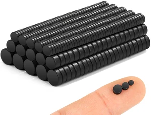 Small Magnets, 400Pcs Neodymium Print Rare Earth Magnet, Black Tiny Mini Round Magnets for 3D Printing, Office, Kitchen Cabinet, DIY Miniatures, Refrigerator, Crafts, and Science Small Magnets, 400Pcs Neodymium Print Rare Earth Magnet, Black Tiny Mini Round Magnets for 3D Printing, Office, Kitchen Cabinet, DIY Miniatures, Refrigerator, Crafts, and Science