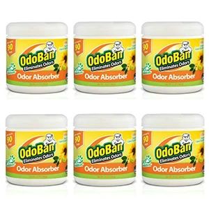 Solid Odor Absorber Eliminator for Home and Small Spaces, Citrus Scent, 14 Ounces Each, 6-Pack Solid Odor Absorber Eliminator for Home and Small Spaces, Citrus Scent, 14 Ounces Each, 6-Pack