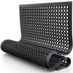 Supplies 60" x 36" Commercial Rubber Floor Mat | Safety Water Drainage | Non Slip Anti Fatigue Mat for Restaurant, Kitchen, Indoors, Outdoors and Entryway Supplies 60" x 36" Commercial Rubber Floor Mat | Safety Water Drainage | Non Slip Anti Fatigue Mat for Restaurant, Kitchen, Indoors, Outdoors and Entryway