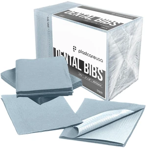 Disposable Dental Bibs 13"x18" - 3 Ply Waterproof Tattoo Bib Sheet for Patients - Dentist or Medical Tray Cover and Nail Table Cover Supplies, Gray Disposable Dental Bibs 13"x18" - 3 Ply Waterproof Tattoo Bib Sheet for Patients - Dentist or Medical Tray Cover and Nail Table Cover Supplies, Gray