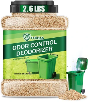 Outdoor Trash Can Deodorizer 2.6 lbs, Industrial Strength Garbage Odor Eliminator & Moisture Absorber for Trash Cans, Outdoor Waste Bins & Recycling Containers, Heavy Duty Long Lasting Odor Control Outdoor Trash Can Deodorizer 2.6 lbs, Industrial Strength Garbage Odor Eliminator & Moisture Absorber for Trash Cans, Outdoor Waste Bins & Recycling Containers, Heavy Duty Long Lasting Odor Control