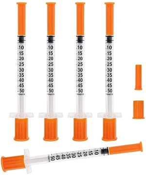 36PCS 0.5mL/CC Syringe with 31G 5/16in Needle,Individually Wrapped 36PCS 0.5mL/CC Syringe with 31G 5/16in Needle,Individually Wrapped