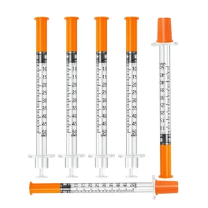 jeringas 0.5cc/ml 30G 5/16" (8mm), Individually Wrapped, Box of 100 jeringas 0.5cc/ml 30G 5/16" (8mm), Individually Wrapped, Box of 100