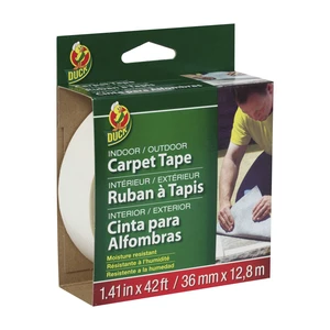 Brand 286373 Indoor/Outdoor Carpet Tape, 1.41-Inch x 42 Feet White, Pack of 6 Brand 286373 Indoor/Outdoor Carpet Tape, 1.41-Inch x 42 Feet White, Pack of 6