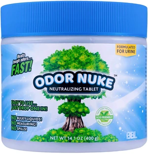 Human Urine Neutralizer Tablets by - Kill Urine Smell In Portable Urinals for Men, Bedside Commodes, Bedpans & Camping Toilets - 14.1oz (Original) Human Urine Neutralizer Tablets by - Kill Urine Smell In Portable Urinals for Men, Bedside Commodes, Bedpans & Camping Toilets - 14.1oz (Original)