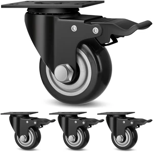 3 Inch Industrial Heavy Duty Swivel Caster Wheels with Brake,Set of 4 Safety Locking Casters,Load 1600lbs,Premium Polyurethane Wheels for Table,Trailer,Saw Table,Stage Toolbox,Bed,Corn Board 3 Inch Industrial Heavy Duty Swivel Caster Wheels with Brake,Set of 4 Safety Locking Casters,Load 1600lbs,Premium Polyurethane Wheels for Table,Trailer,Saw Table,Stage Toolbox,Bed,Corn Board