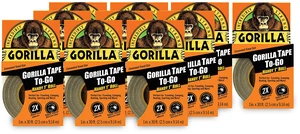 6100101-10 Duct Tape to-Go, 1" x 10 yd, Black, (Pack of 10), 10-Pack, 10 Piece 6100101-10 Duct Tape to-Go, 1" x 10 yd, Black, (Pack of 10), 10-Pack, 10 Piece