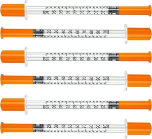 1ml 29G 1/2" (12.7mm) Syring, Pack of 100 1ml 29G 1/2" (12.7mm) Syring, Pack of 100