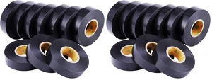 20-Pack Black Electrical Tape Waterproof, 3/4 in x 66ft, Industrial Grade UL/CSA Listed High Temp Electrical Tape Electric Super Vinyl 20-Pack Black Electrical Tape Waterproof, 3/4 in x 66ft, Industrial Grade UL/CSA Listed High Temp Electrical Tape Electric Super Vinyl