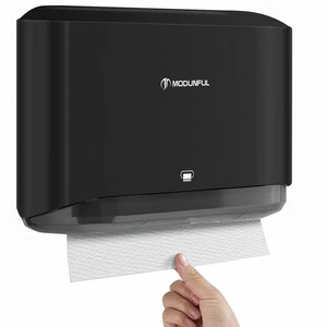 , Multifold/Trifold/C Fold Papers Dispenser, Bathroom Hand Towels Wall Mounted Tissue Holder, No-Drill Adhesive Commercial or Home Black , Multifold/Trifold/C Fold Papers Dispenser, Bathroom Hand Towels Wall Mounted Tissue Holder, No-Drill Adhesive Commercial or Home Black