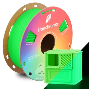 Panchroma Fluorescent PLA Filament 1.75mm for 3D Printing, Green Neatly Wound, Neon PLA 1kg, Easy Print & Smooth Feeding, Compatible with Bambu Lab & Most 3D Printers Panchroma Fluorescent PLA Filament 1.75mm for 3D Printing, Green Neatly Wound, Neon PLA 1kg, Easy Print & Smooth Feeding, Compatible with Bambu Lab & Most 3D Printers
