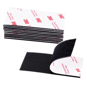 Hook and Loop Tape 2in x 4in x 10 Pairs, Heavy Duty Adhesion Strip Slef Adhesive Interlocking Tape, Adhesive Mounting Strips, Reclosable Sticky Back Interlocking Nylon Picture Hanging Strips Hook and Loop Tape 2in x 4in x 10 Pairs, Heavy Duty Adhesion Strip Slef Adhesive Interlocking Tape, Adhesive Mounting Strips, Reclosable Sticky Back Interlocking Nylon Picture Hanging Strips