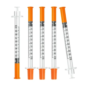 jeringas 1ml 29G 1/2" (12.7mm), Individually Wrapped, Box of 100 jeringas 1ml 29G 1/2" (12.7mm), Individually Wrapped, Box of 100