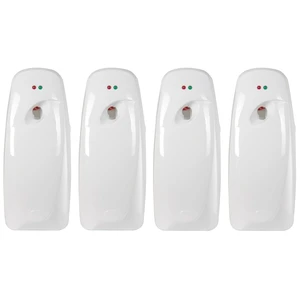 Automatic Air Freshener Spray Dispenser (4-Pack) Wall Mounted or Free Standing, Commercial and Home Use, Multiple Time Scent/Mist Release Settings for Room/Bathroom Sprayer (White) Automatic Air Freshener Spray Dispenser (4-Pack) Wall Mounted or Free Standing, Commercial and Home Use, Multiple Time Scent/Mist Release Settings for Room/Bathroom Sprayer (White)