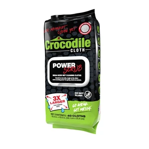 PowerSCRUB Heavy-Duty Hand & Tool Cleaning Wipes, 40 Count Dual-Surface Cloths, Moist, Absorbent, & Disposable - Safe on Skin & Multiple Surfaces PowerSCRUB Heavy-Duty Hand & Tool Cleaning Wipes, 40 Count Dual-Surface Cloths, Moist, Absorbent, & Disposable - Safe on Skin & Multiple Surfaces