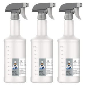 24 oz Empty Plastic Spray Bottles for Cleaning Solutions, 3 Pack Heavy duty household reusable spray bottles with measurements and adjustable leak proof nozzle 24 oz Empty Plastic Spray Bottles for Cleaning Solutions, 3 Pack Heavy duty household reusable spray bottles with measurements and adjustable leak proof nozzle