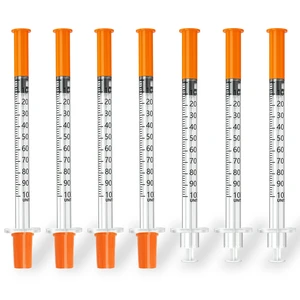 1ml 30G 1/2"(12.7mm), Syrings Individually Wrapped, Pack of 25 1ml 30G 1/2"(12.7mm), Syrings Individually Wrapped, Pack of 25