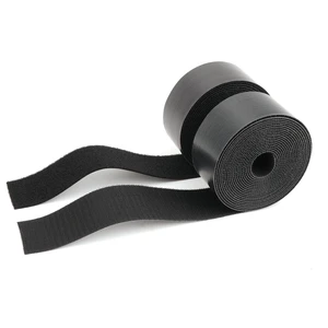 Hook and Loop Tape 15Ft x 2Inch Heavy Duty Double-Sided Adhesive Strips, Strong Sticky Back Fastener Roll, Cuttable Interlocking Tape Fasteners for Home, Office, Car, School & DIY Crafts Black Hook and Loop Tape 15Ft x 2Inch Heavy Duty Double-Sided Adhesive Strips, Strong Sticky Back Fastener Roll, Cuttable Interlocking Tape Fasteners for Home, Office, Car, School & DIY Crafts Black