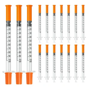 jeringas 1ml/cc 29G 5/16" (8mm), Individually Wrapped, Box of 100 jeringas 1ml/cc 29G 5/16" (8mm), Individually Wrapped, Box of 100