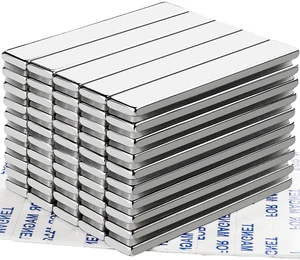 Strong Neodymium Magnets with Adhesive Backing, 50 Pack, 60x10x3 mm Powerful Rare Earth Bar Magnets, Waterproof Black Magnetic Magnet Strips Heavy Duty for Craft, Kitchen, DIY, Office Strong Neodymium Magnets with Adhesive Backing, 50 Pack, 60x10x3 mm Powerful Rare Earth Bar Magnets, Waterproof Black Magnetic Magnet Strips Heavy Duty for Craft, Kitchen, DIY, Office