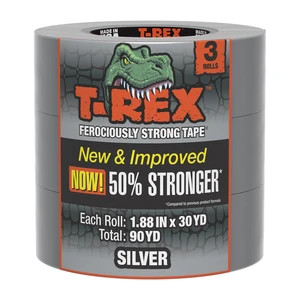 Tape Heavy Duty Duct Tape with UV Resistant & Waterproof Backing for Ferociously Strong Repairs, 1.88" x 30 yd, Gunmetal Gray, 3 Rolls Tape Heavy Duty Duct Tape with UV Resistant & Waterproof Backing for Ferociously Strong Repairs, 1.88" x 30 yd, Gunmetal Gray, 3 Rolls
