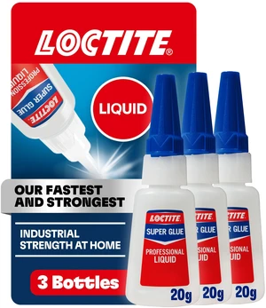 Super Glue Liquid Professional, 20g Bottle (Pack of 3) HeavyDuty Instant Adhesive for Plastic, Wood & Metal, Clear Superglue with Precision Nozzle, QuickDry Formula Super Glue Liquid Professional, 20g Bottle (Pack of 3) HeavyDuty Instant Adhesive for Plastic, Wood & Metal, Clear Superglue with Precision Nozzle, QuickDry Formula