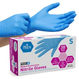 Disposable Blue Nitrile Gloves, Pack of 200, Ideal for Medical, First Responders, Law Enforcement, Tattoo Artists, Food Vendors, Painters, Cleaners, Pet Care, and More Disposable Blue Nitrile Gloves, Pack of 200, Ideal for Medical, First Responders, Law Enforcement, Tattoo Artists, Food Vendors, Painters, Cleaners, Pet Care, and More