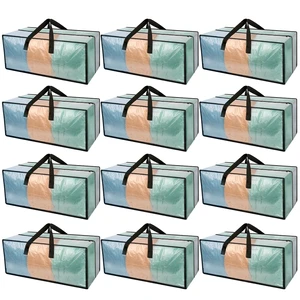 Heavy Duty Clear Moving Bags with Strong Zipper & Comfortable Handles 12 Pack Extra Large Storage Bags Totes Moving Boxes Packing Supplies for College Dorm Room Essentials Compatible with IKEA Heavy Duty Clear Moving Bags with Strong Zipper & Comfortable Handles 12 Pack Extra Large Storage Bags Totes Moving Boxes Packing Supplies for College Dorm Room Essentials Compatible with IKEA