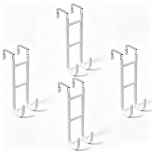 Over-the-Door Hooks, 4 Pack Heavy Duty Door Hanger with Anti-Scratch Rubber for Hanging Coat Towel Bag, Fits 1-3/8" Interior Doors, Suitable for Bathroom LivingRoom Bedroom and Kitchen, White Over-the-Door Hooks, 4 Pack Heavy Duty Door Hanger with Anti-Scratch Rubber for Hanging Coat Towel Bag, Fits 1-3/8" Interior Doors, Suitable for Bathroom LivingRoom Bedroom and Kitchen, White