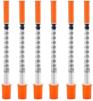 1ml Syringes with 29G 1/2" (13mm) Needle, Individual Wrapped, 100PACK (1CC 29G 1/2"-100PACK) 1ml Syringes with 29G 1/2" (13mm) Needle, Individual Wrapped, 100PACK (1CC 29G 1/2"-100PACK)