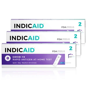 COVID-19 Antigen Rapid Test, FDA EUA-Authorized OTC, HSA/FSA COVID Home Test with Accurate Results, Gentle Nasal Swab, Easy to Use for Ages 2 and Up, 6 Tests in 3 Individual Packs COVID-19 Antigen Rapid Test, FDA EUA-Authorized OTC, HSA/FSA COVID Home Test with Accurate Results, Gentle Nasal Swab, Easy to Use for Ages 2 and Up, 6 Tests in 3 Individual Packs