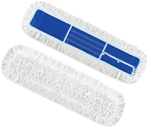 36" Dust Mop Replacement Pad: 2 Pack ONLY for Commerical Dust Mop Durable Thick Washable Cotton, Dry Mop Head, For Hardwood Tile Schools Offices Industrial 36" Dust Mop Replacement Pad: 2 Pack ONLY for Commerical Dust Mop Durable Thick Washable Cotton, Dry Mop Head, For Hardwood Tile Schools Offices Industrial